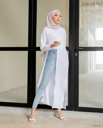 Yune Tunic - White Dove